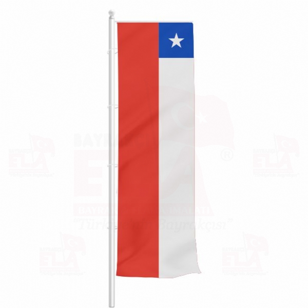 Şili Yatay Çekilen Flamalar ve Bayraklar