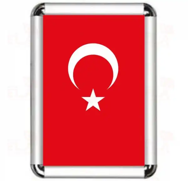 Türk Bayrağı Çerçeveli