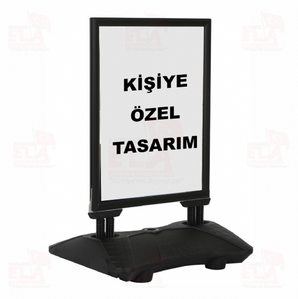 Yayl� �ift Tarafl� Kald�r�m Panosu Yayl� Reklam Dubas�